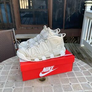 Nike Air Uptempo 96 Light Bone Size 11 Mens